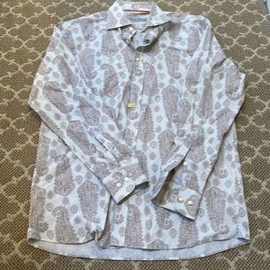 Paisley print men’s dress shirt. Like new